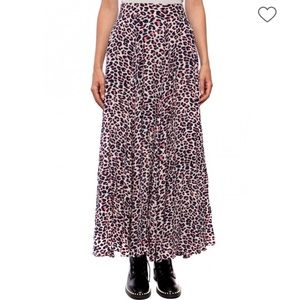 Zadig & Voltaire Flared Skirt with Ruffle Print